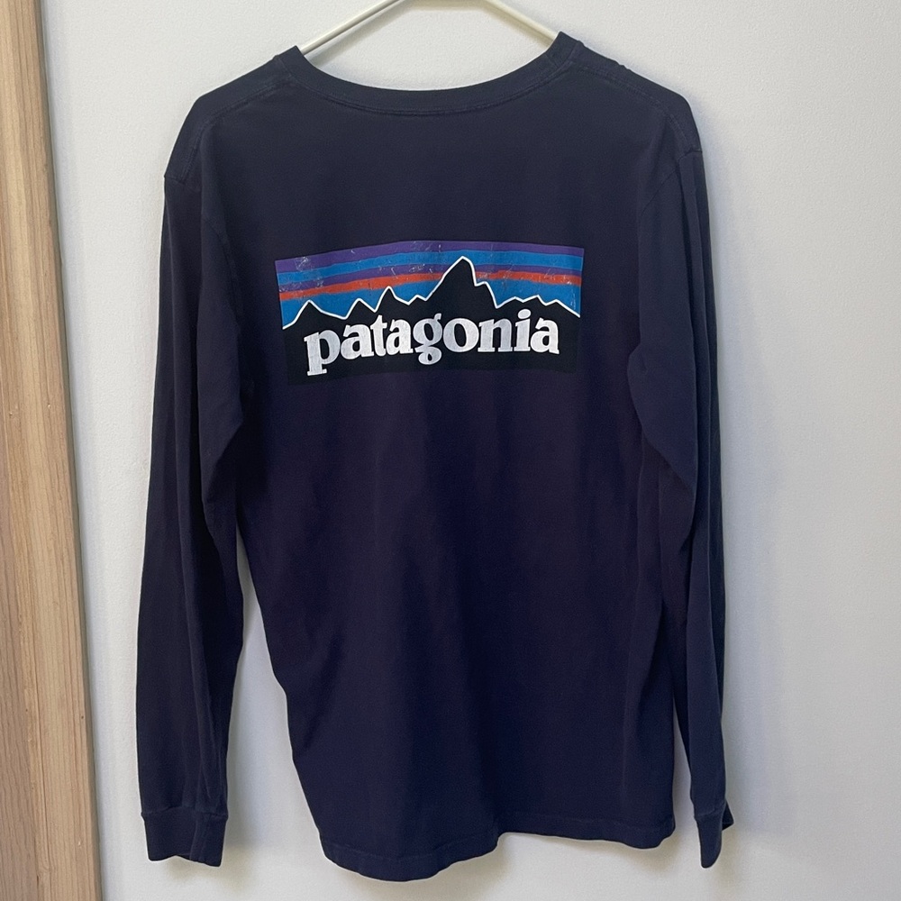 Patagonia shirt  Navy Long Sleeve Tee